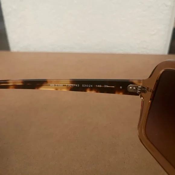 Ray-Ban Brown Oversized Square Sunglasses - Picture 3 of 4